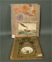 Two Victorian Postcard Albums