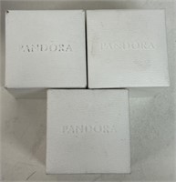 (3) PANDORA CHARMS