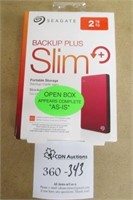 Seagate Backup Plus Slim 2TB Portable External