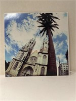 Vintage São Paulo Cathedral poster board print