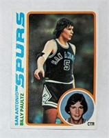 1978-79 Topps Billy Paultz Card