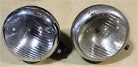 Pair of Vintage "Bullet" Style Headlights