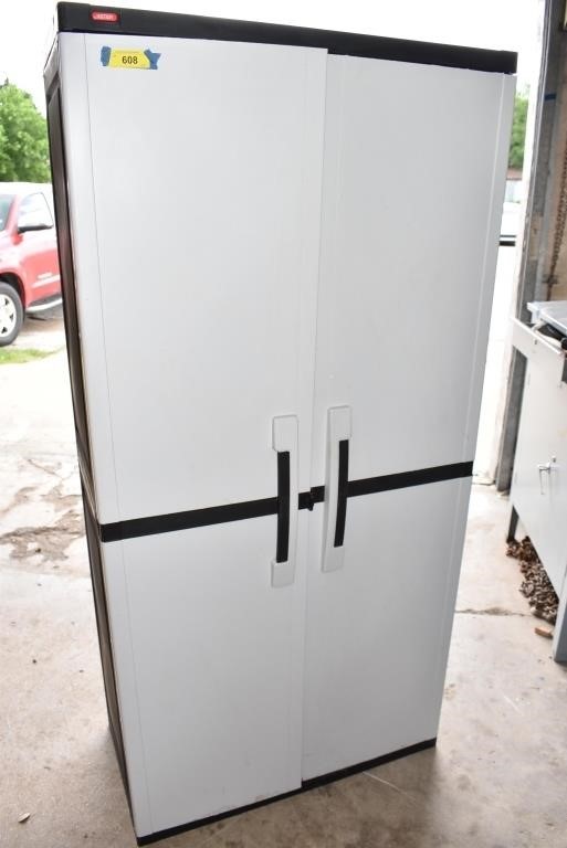 Keter 2 Door Garage Plastic Storage Cabinet
