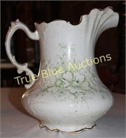 Bathing Pitcher with Green Flowers
