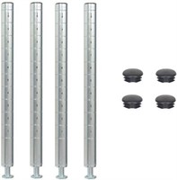 PACK OF 4 TARRISON PRODUCTS TS-P28C-4 CHROME POST