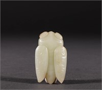Hetian jade accessories 4 pieces in Qing Dynasty