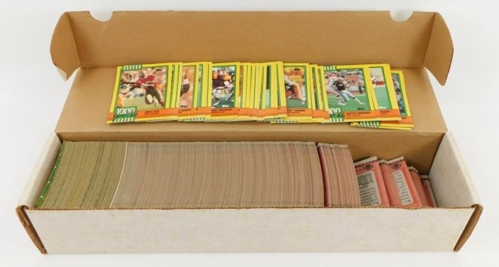 1986 & 1990 Topps Football Cards
