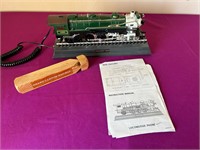 Train Electric Telephone & Wood Train Whistle