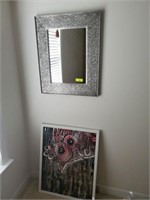 MIRROR AND ABSTRACT OIL