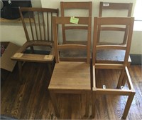5 pcs. Vintage Chairs - Some Broken