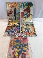 Lot of 5  x-Men comic books