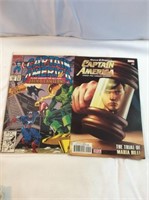 Lot of 2  Captain America comic books