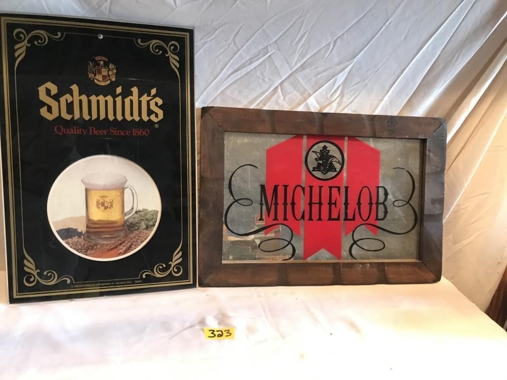 Lot of 2 Beer Signs
