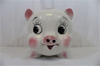 Vintage Cute Ceramic Piggy Bank