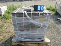 Pallet of clay pavers