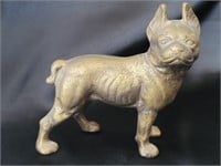 Vintage Boston Terrier Brass Band Stands 5in