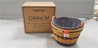 1 Longaberger Basket 2002 J.W. Collection