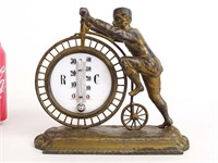 C. 1885 High Wheel Figural Barometer