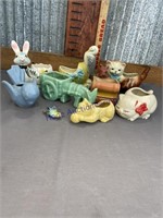 ASSORTED SMALL ANIMAL PLANTERS