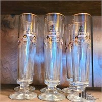 Set of Six PE'CHE Bar Glasses