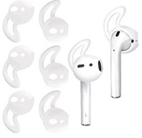 New Ear Hooks Cover, SOULWIT Silicone Earbud black