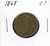 1868 2-Cent Piece