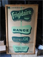 Large 1960's Frigidaire Cardboard Sign