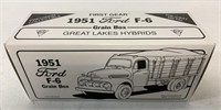 1/34 First Gear 1951 Ford F-6 Grain Box,NIB