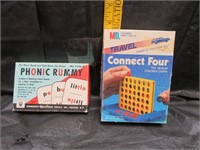 2 Vintage Games (Phonic Rummy - Connect Four)