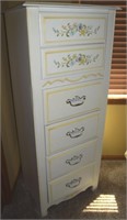 Country Chic Lingerie Dresser 6 Drawer 54.5"t x