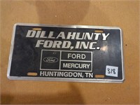 Dillahunty Ford license plate