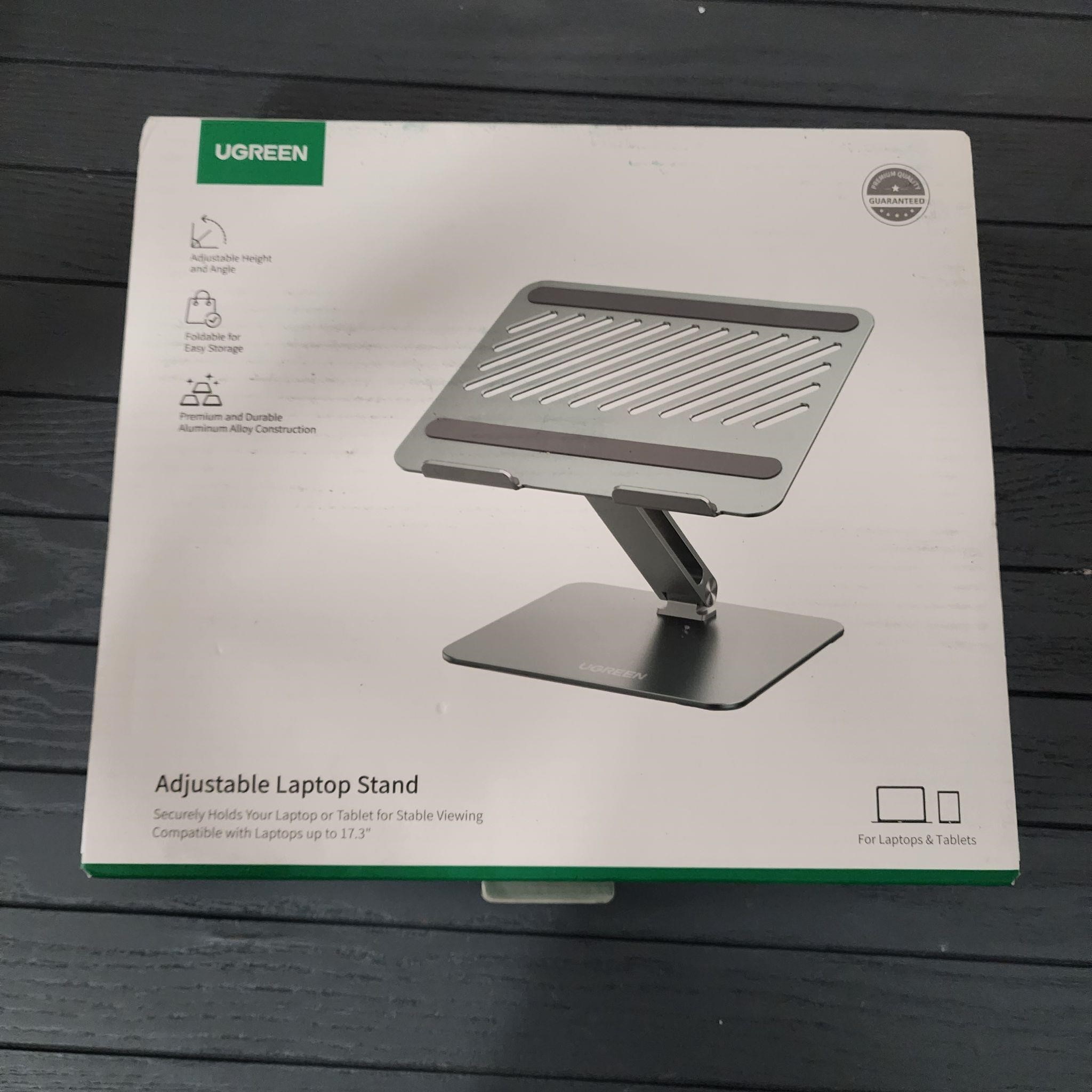 Ugreen Foldable Laptop Riser - Gray/Silver