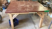 Wood Table 54” x 60”