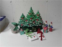 Ceramic lighted Christmas tree