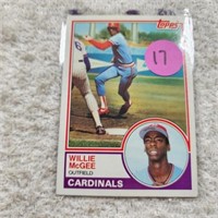 1983 Topps Rookie Willie McGee