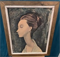 E - AMEDEO MODIGLIANI FRAMED ART 23X28" (G11)