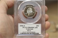 PCGS Graded Silver Quarter