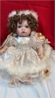 Sitting Angel doll/ gold wings"Alexis"