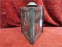 Old tin & glass candle holder lantern.