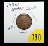 1911-D Lincoln cent