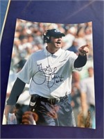 Signed photograph of
James Franklin, with
