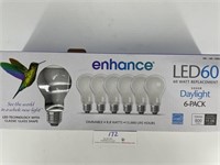 LED bulb 8.8 watts daylight 6pack`