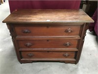 Beautiful Antique Walnut Victorian Dresser