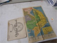 1969 NEWSPAPER W/ VIETNAM MAP & PAMPLET