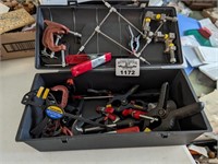 Tool Box & variety of clamps