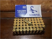 Ammo - 9mm 115gr FMJ, STV Brass Case