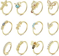 New  11PCS Nose Rings