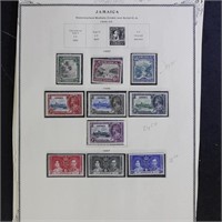 Jamaica Stamps 1929-1950s mint collection, total C