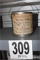 Warren County Sorghum Canister