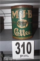 MJB Coffee Canister